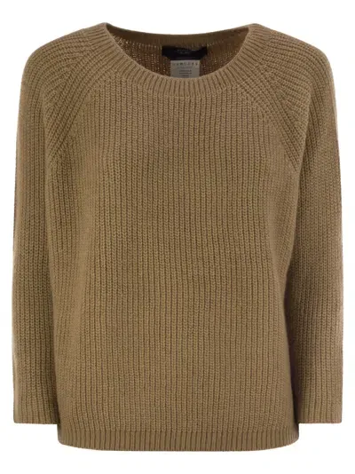 Weekend Max Mara Xeno Mohair Blend Sweater In Brown