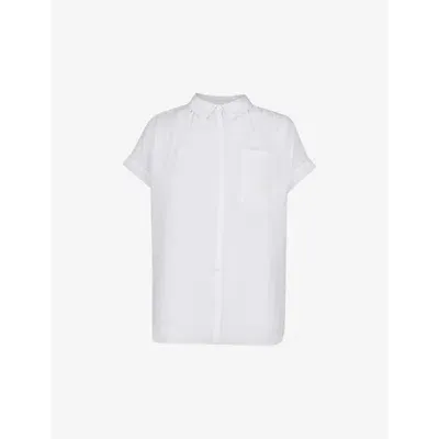 Whistles Nicola Textured Shirt In White