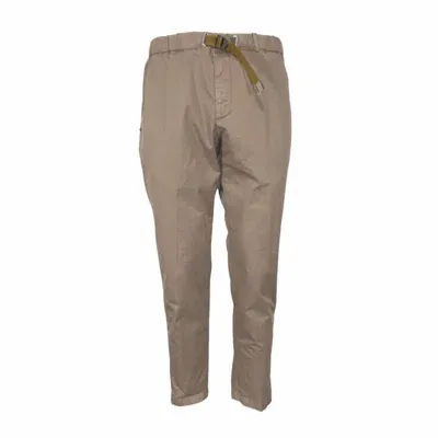 White Sand Trousers In Neutral