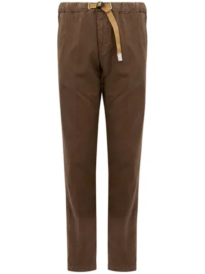 White Sand Trousers In Brown