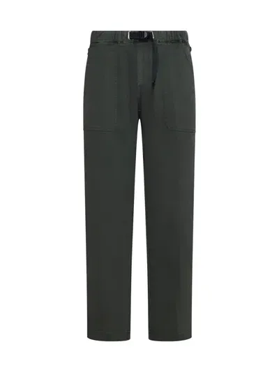 White Sand Trousers In Green