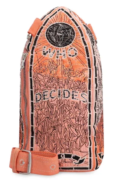 Who Decides War Bullet Wdw Crossbody Bag In Orange