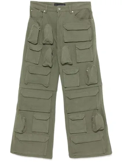 Who Decides War Rave Cargo Pants In Green