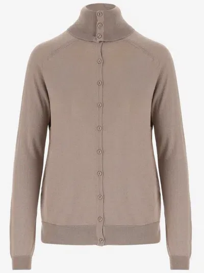 Wild Cashmere Silk And Cashmere Sweater In Beige