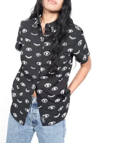 Wildfang The Essential Button Up In Wink Black