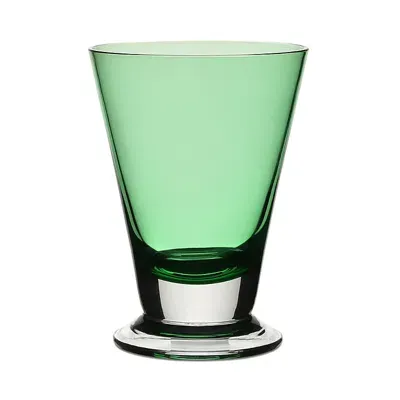 William Yeoward Crystal Country Fanny Old Fashion Glass In Apple Green