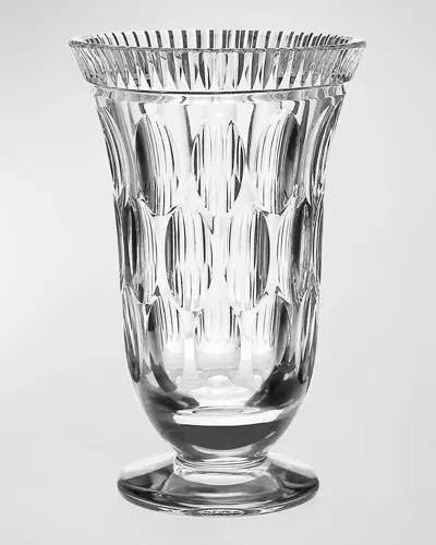 William Yeoward Crystal Kathleen Footed Vase, 8" In Transparent