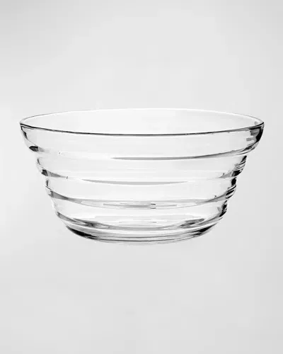 William Yeoward Crystal Ripples Serving Bowl, 12" In Transparent