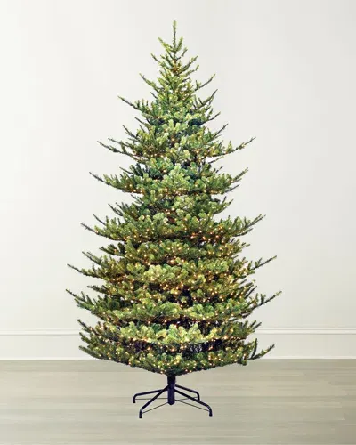 Winward Home Deluxe Village Mix Pine 12' Pre-lit Christmas Tree In Green