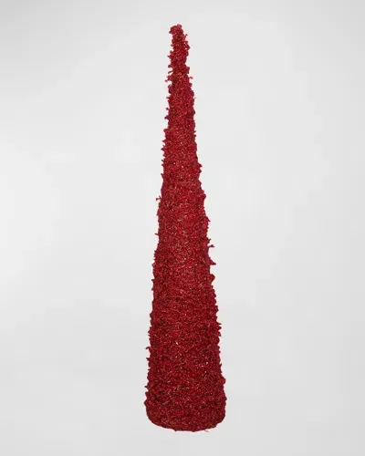 Winward Home Ice Cone Tree Christmas Decoration In Red