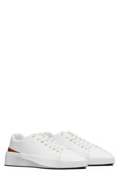 Wolf & Shepherd Cruse Low Top Sneaker In White/brilliant White