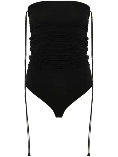 Wolford Fatal Strapless Body Dress In Black