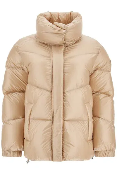 Woolrich High-necked Aliquippa In Beige