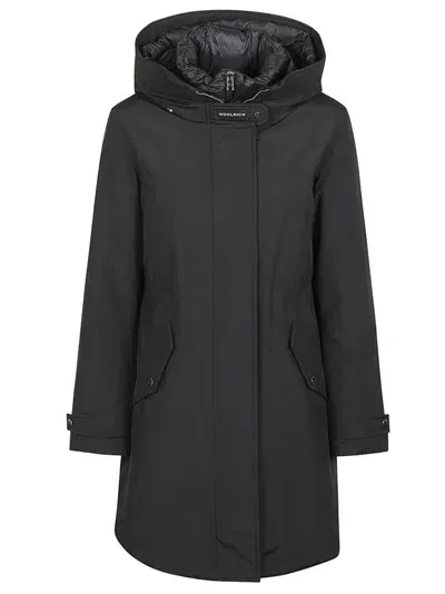 Woolrich Ramar Straight Hem Parka In Black