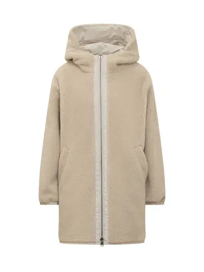 Woolrich Reversible Teddy Parka In White