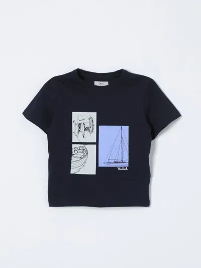 Woolrich T-shirt  Kids Color Blue