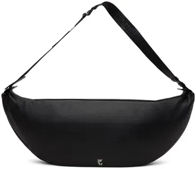 Wooyoungmi Black Large Moon Bag In 634b Black