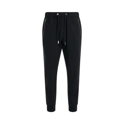 Wooyoungmi Elasticated Cuff Sweatpants In Black