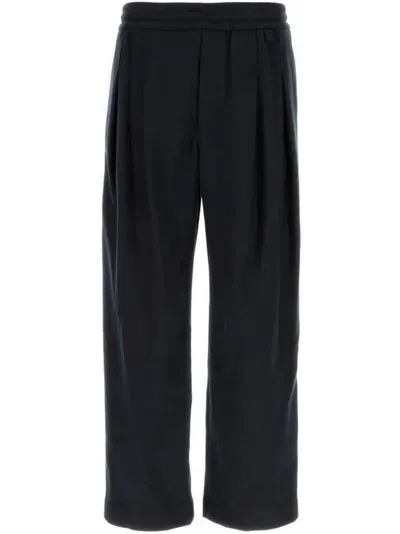 Wooyoungmi Mid-rise Wide-leg Trousers In Blue