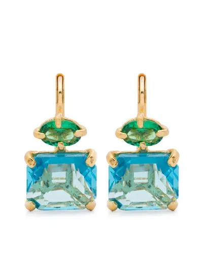 Wouters & Hendrix Crystal-embellished Earrings In Gold