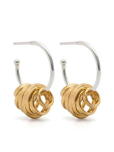 Wouters & Hendrix Les Eternelles Hoop Earrings In Gold