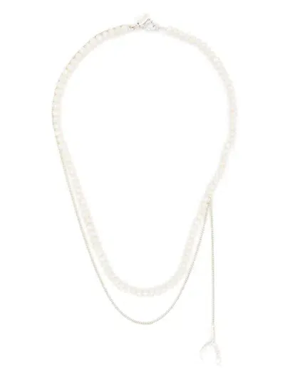 Wouters & Hendrix Pearl Necklace In Silver