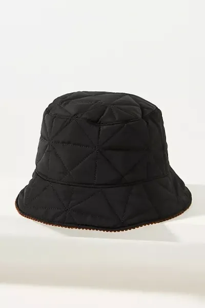 Wyeth Quilted Bucket Hat In Black