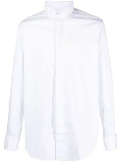 Xacus Camicia Maniche Lunghe In White