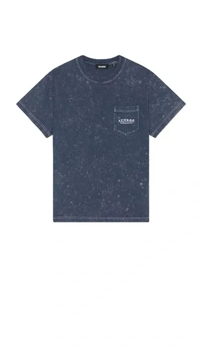 Xlarge Overdyed Pocket Tee In 네이비