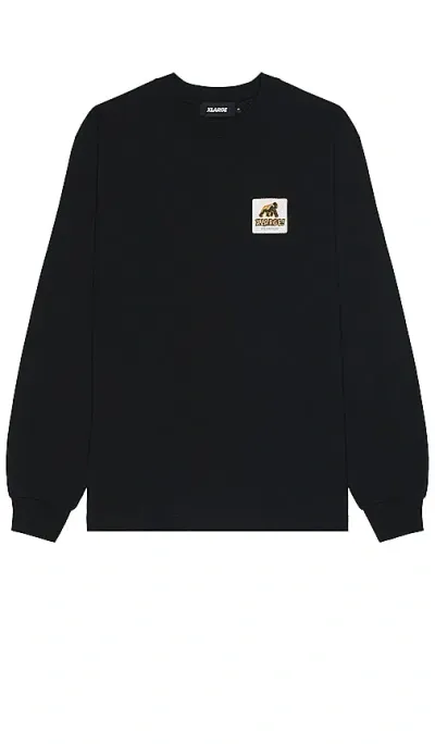 Xlarge Walking Ape Long Sleeve Tee In 黑色