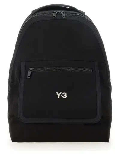 Y-3 Adidas Backpack With Logo In Black