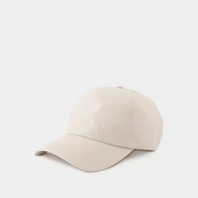 Y-3 Adidas Cap In White