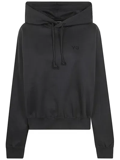 Y-3 Adidas Fl Hoodie Clothing In Black