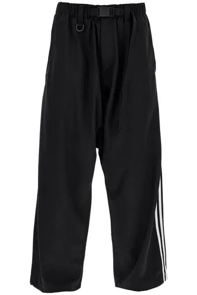 Y-3 Baggy Twill 3- In Black