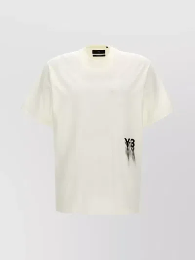 Y-3 Adidas Logo T-shirt Clothing In White