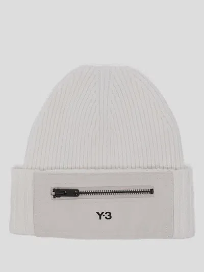 Y-3 Hats In White