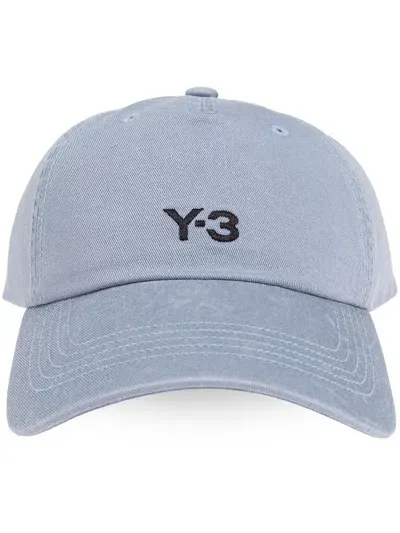 Y-3 Logo Cap In Blue