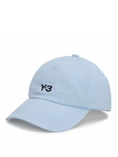 Y-3 Logo Cap In Blue