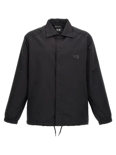 Y-3 Nylon Coach J Casual Jackets, Parka In Black