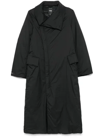 Y-3 Padded Coat In Black