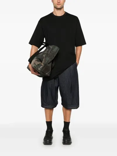 Y-3 Premium Cotton Short Sleeve T-shirt In Black