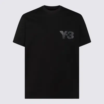 Y-3 T-shirt E Polo Nero In Black