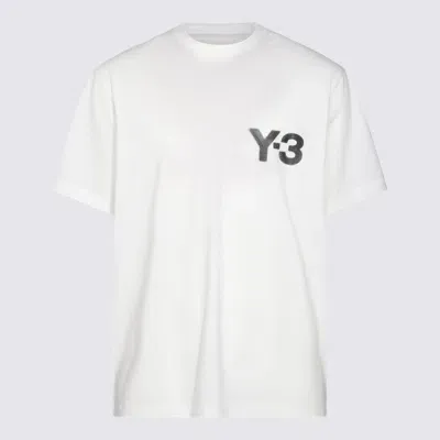 Y-3 White Cotton T-shirt