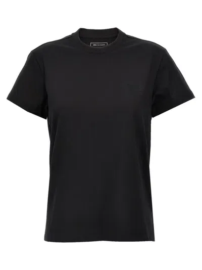 Y-3 Logo Print T-shirt In Black