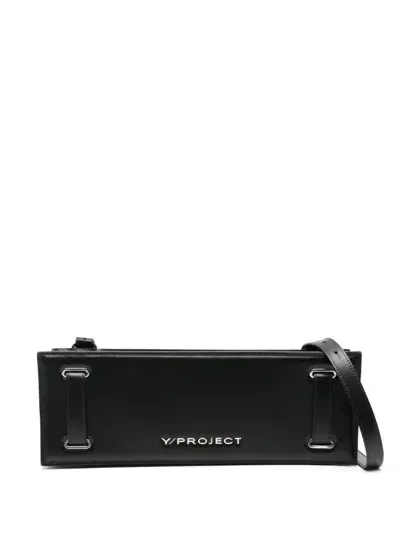 Y/project Accordion Shoulder Bag In Nero