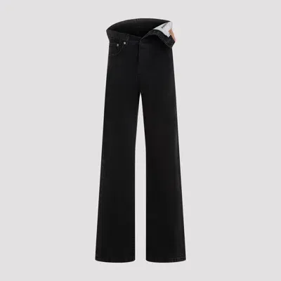 Y/project Evergreen Asymmetric Jeans In Black