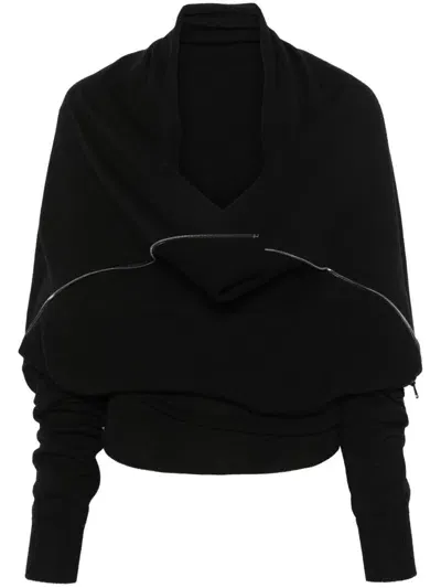 Y/project Merino-wool Sweater In Black