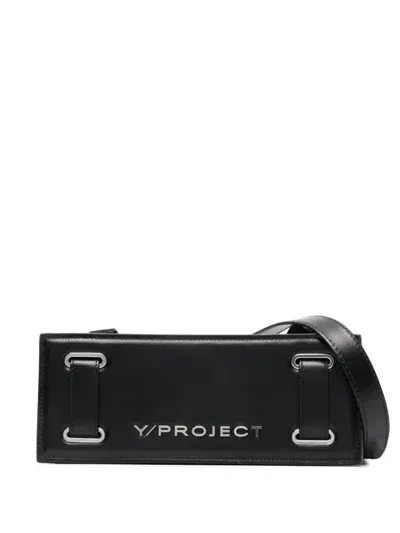 Y/project Mini Accordion Crossbody Bag In Black