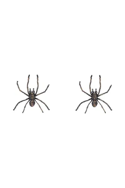 Y/project Spider-shaped Earrings For A Unique And In Brushed Black/copper (grey)