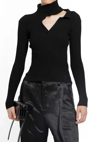 Y/project Woman Black Knitwear